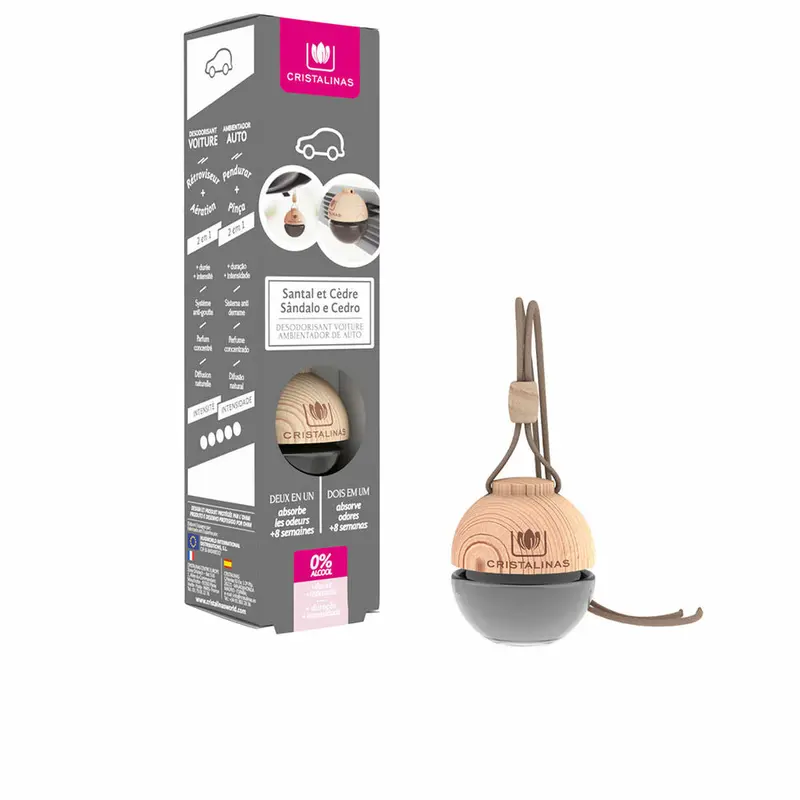 Air Freshener Cristalinas Sandalo-Cedro 6 G 1