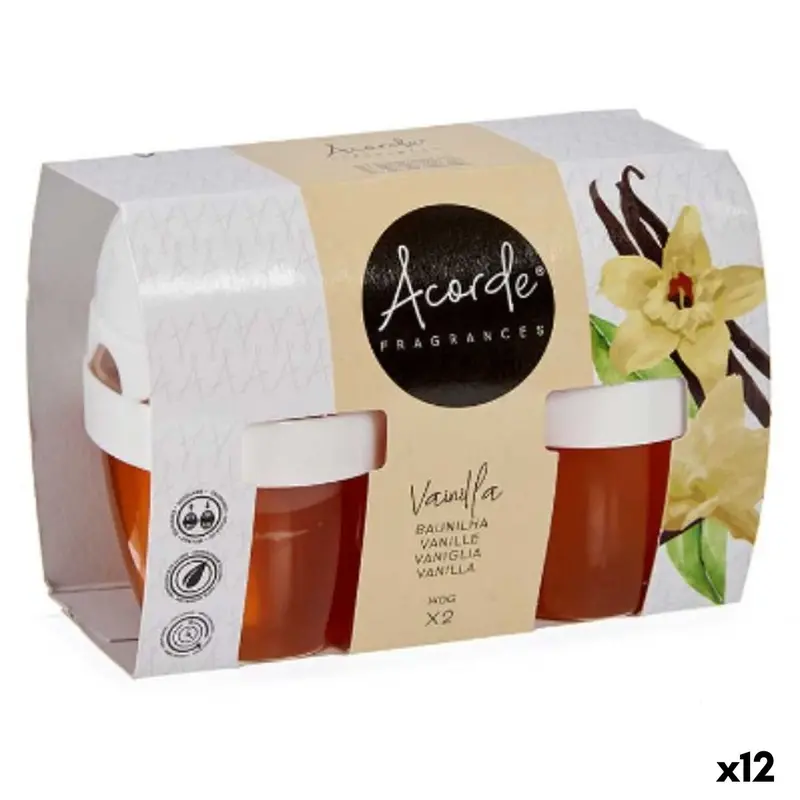 Air Freshener Set Acorde Vanilla 2 Pieces (12 Units) 1