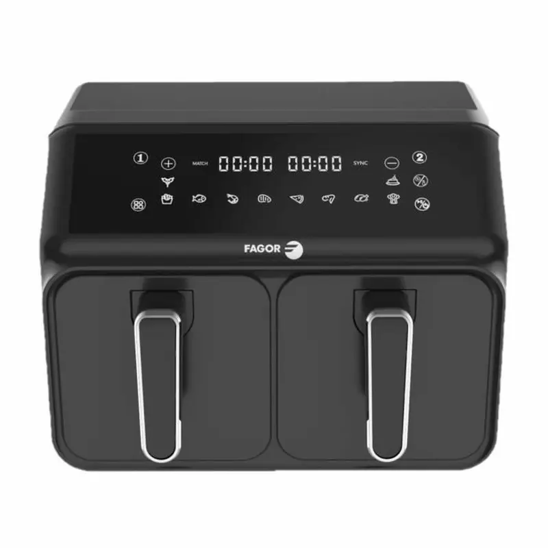Air Fryer Fagor Fg2x4l Black Noir 2200 W 8 L 1