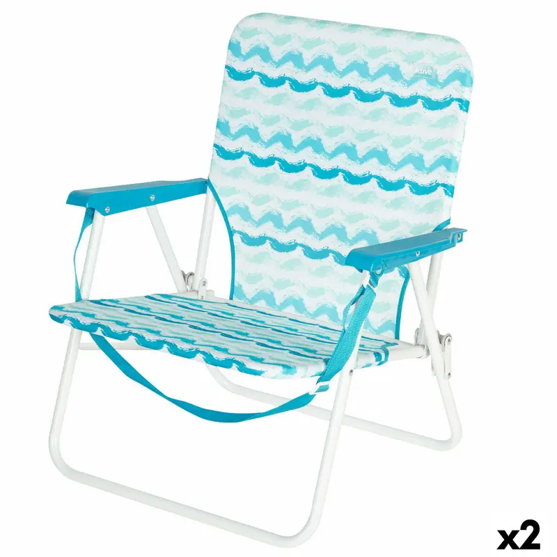 Beach Chair Aktive 45 X 70 X 40 Cm (2 Units) 1