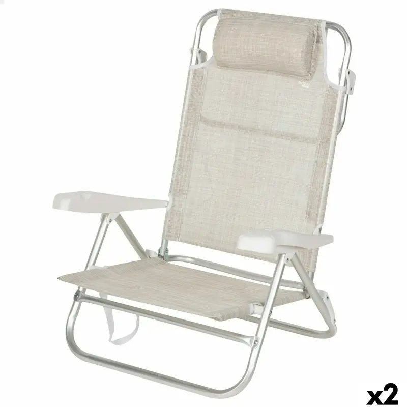 Beach Chair Aktive 47 X 82 X 49 Cm (2 Units) 1