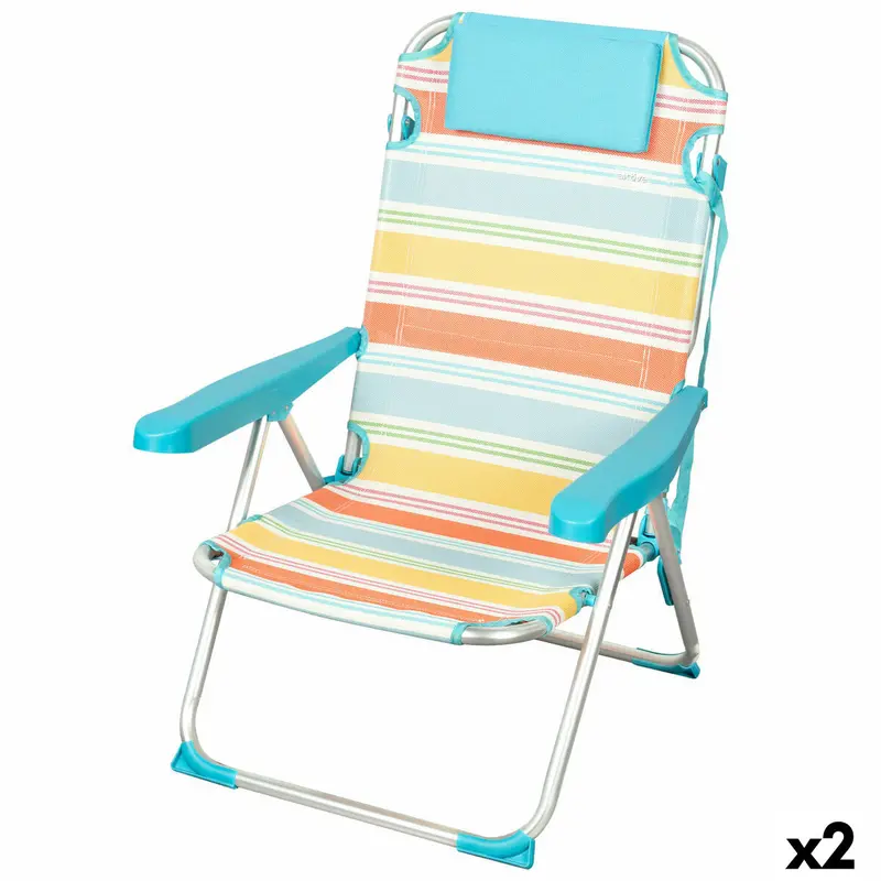 Beach Chair Aktive 48 X 90 X 60 Cm (2 Units) 1