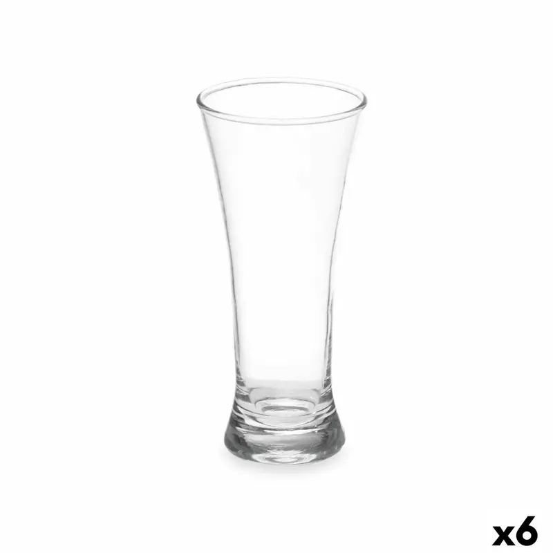 Beer Glass Vivalto Transparent Glass 320 Ml (6 Units) 1