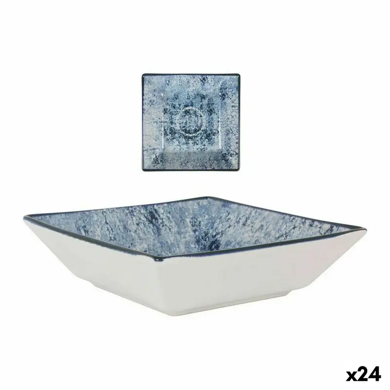 Bowl La Mediterránea Electra Porcelain 18 X 18 X 5 Cm (24 Units) 1