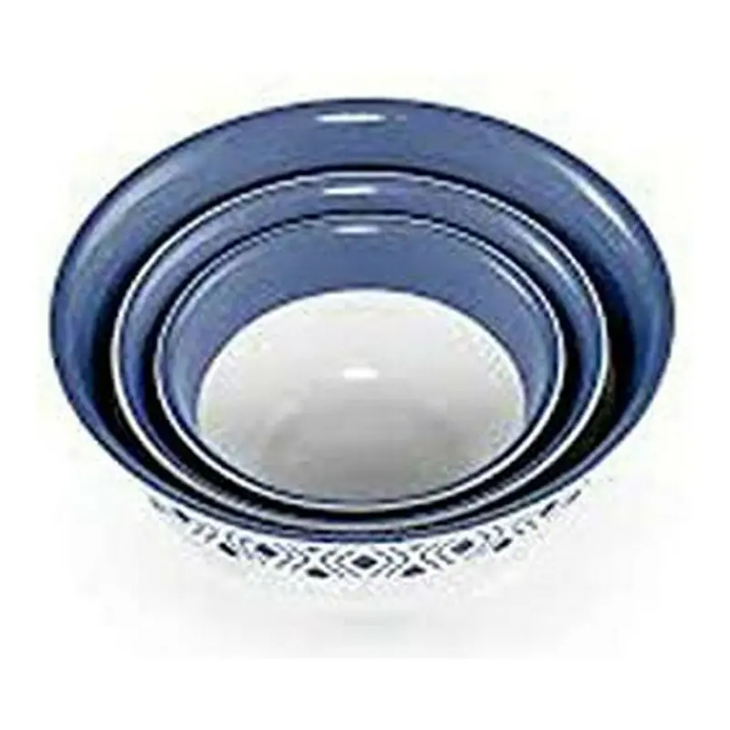 Bowl Stefanplast 55201 Blue Plastic 29,5 X 13 X 29,5 Cm 3 Pieces 1