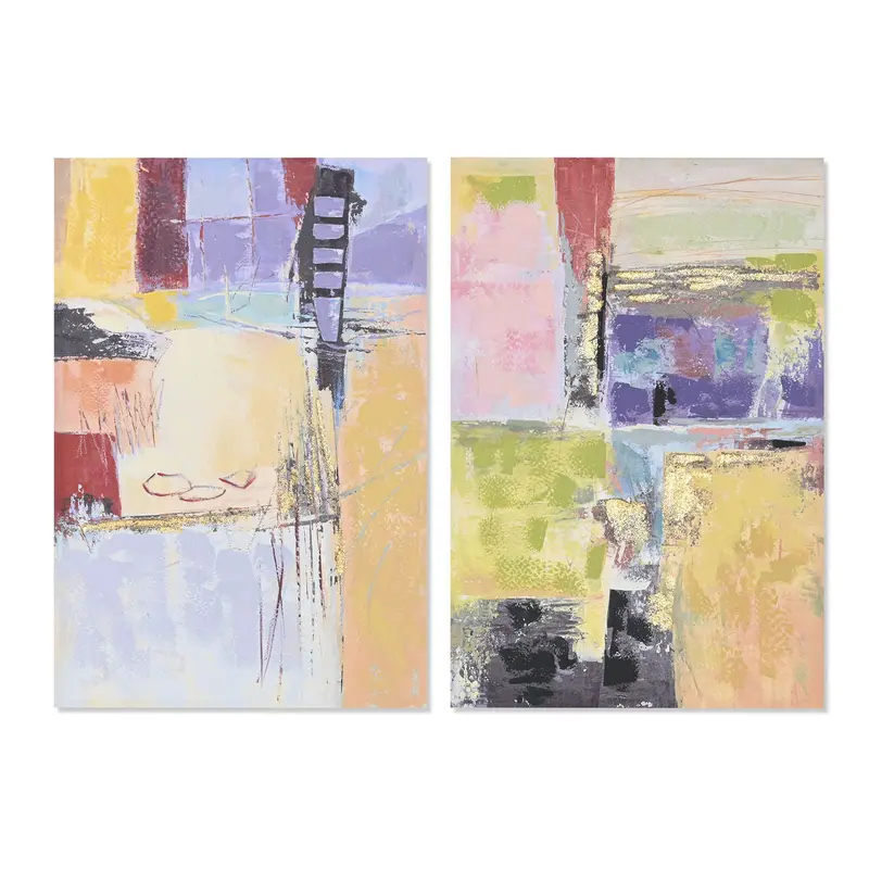 Canvas Dkd Home Decor Canvas Mdf Wood 60 X 3 X 90 Cm 60 X 2,8 X 90 Cm 1