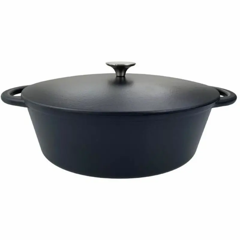 Casserole With Lid Baumalu Black 38 X 30 X 16 Cm 1