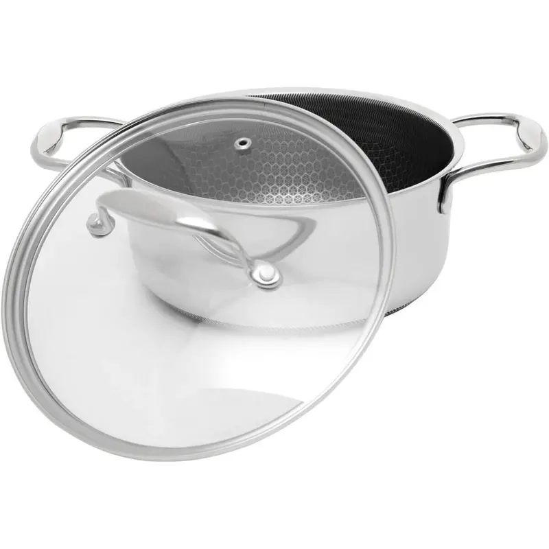 Casserole With Lid Kohersen 71103 Silver Stainless Steel Aluminium Ø 20 Cm 2,8 L 1