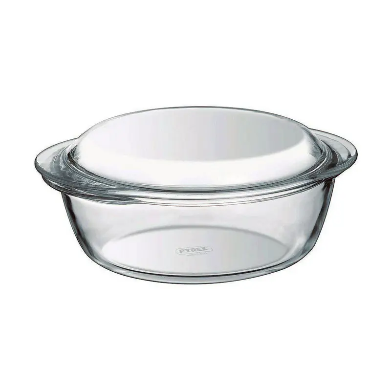 Casserole With Lid Pyrex Transparent 21 L 1
