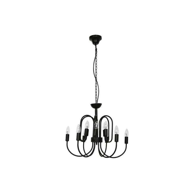 Ceiling Light Home Esprit Black Metal 54 X 54 X 46 Cm 1