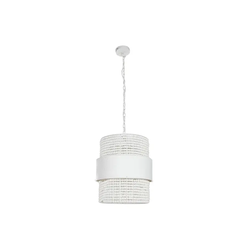 Ceiling Light Home Esprit White Wood Metal Iron 50 W 51 X 60 X 69 Cm 1