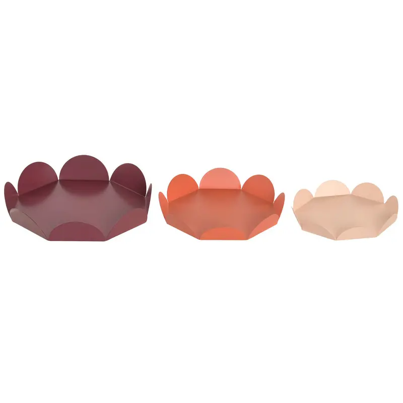 Centerpiece Home Esprit Orange Pink Maroon Urban (3 Pieces) 1