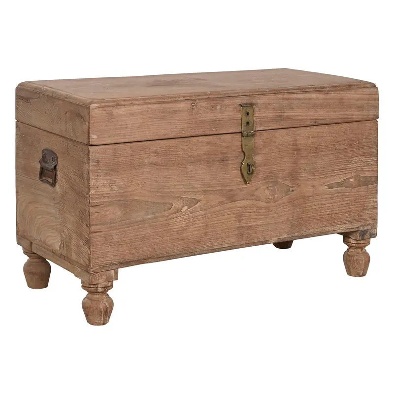 Chest Home Esprit Brown Black Natural Wood 89 X 54 X 54 Cm 1