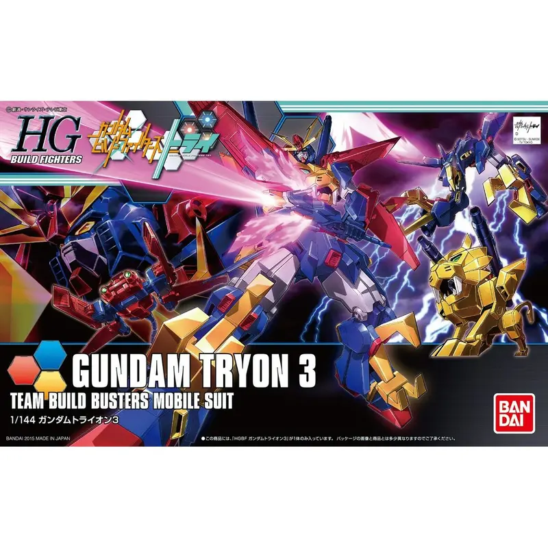 Collectable Figures Bandai Hgbf 1/144 Gundam Tryon 3 Plastic Animation And Anime (Japanese Animation) 1