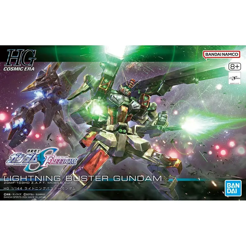 Collectable Figures Bandai Hgce 1/144 Lightning Buster Gundam Plastic Animation And Anime (Japanese Animation) 1