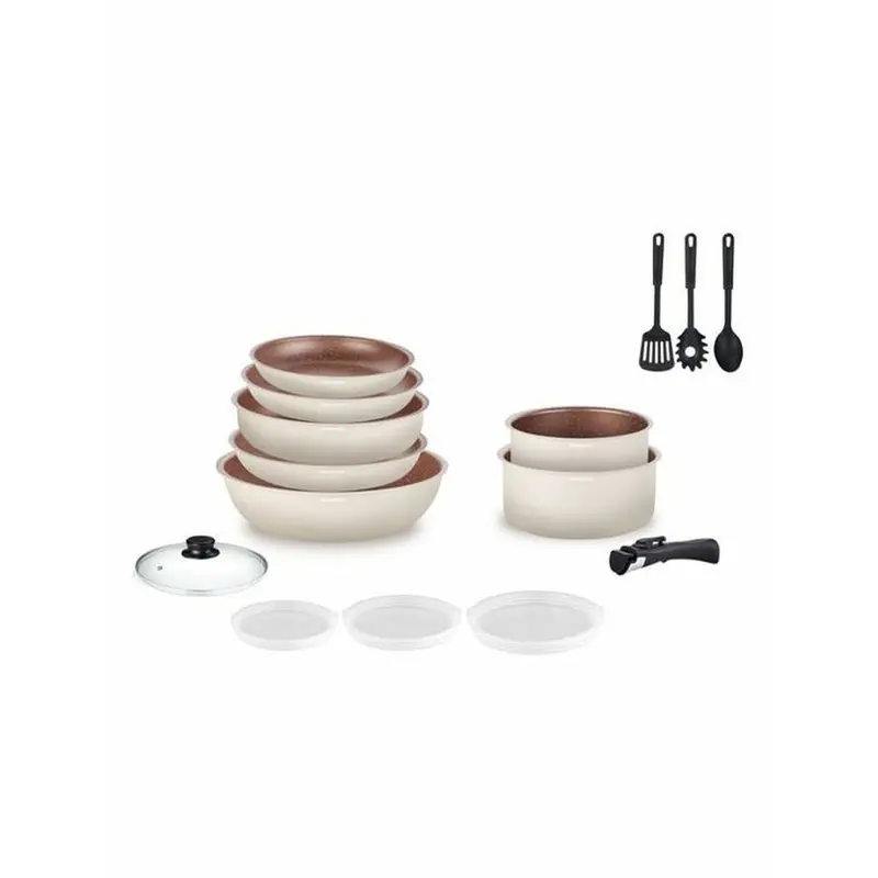 Cookware Arthur Martin White 18 Pieces 1
