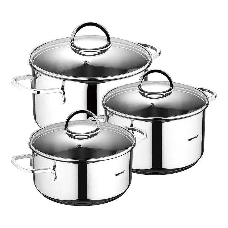 Cookware Bergner Classic Silver 6 Pieces 1