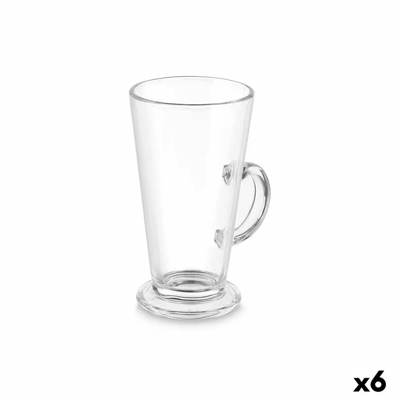 Crystal Glass Vivalto Cafe Latte Transparent Glass 280 Ml (6 Units) 1