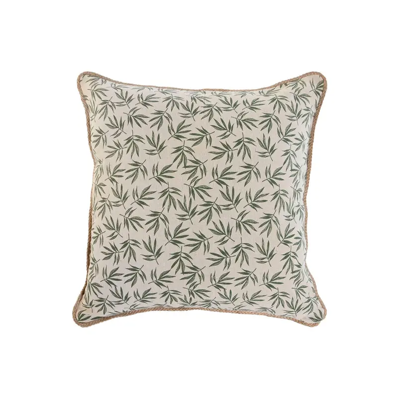 Cushion Home Esprit Green Beige Boho 45 X 5 X 45 Cm 1