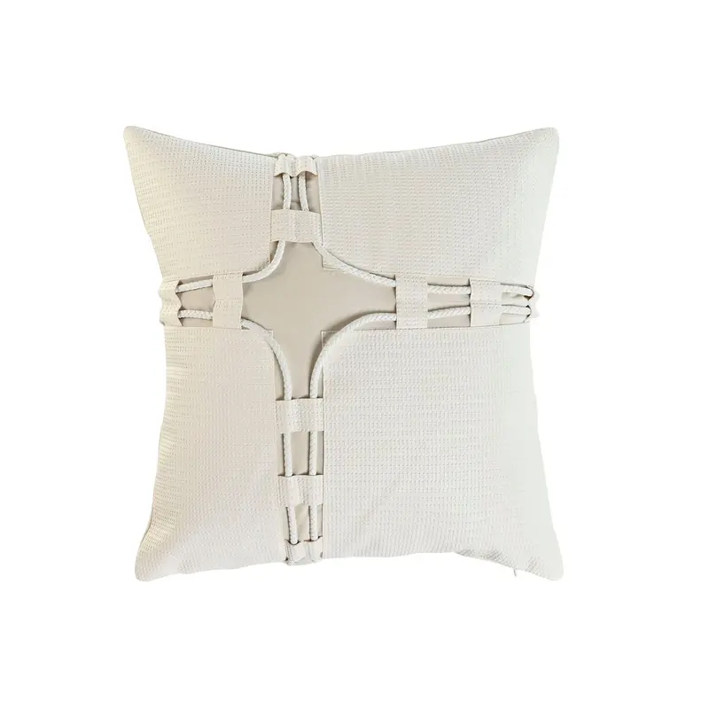 Cushion Home Esprit White 45 X 10 X 45 Cm 1