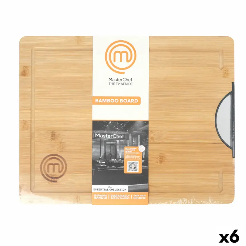 Cutting Board Masterchef 38,5 X 30 Cm (6 Units) 1