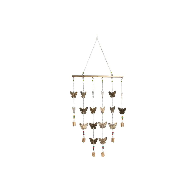 Decorative Figure Home Esprit Golden Butterflies Shabby Chic 37 X 2 X 88 Cm 1