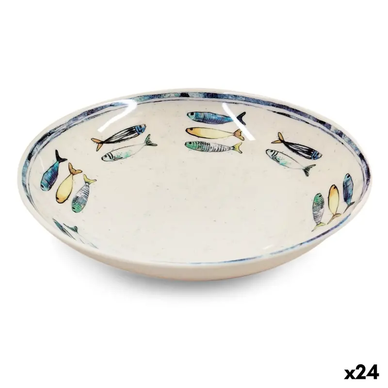 Deep Plate Alfares Peixe 21 X 5,3 Cm (24 Units) 1