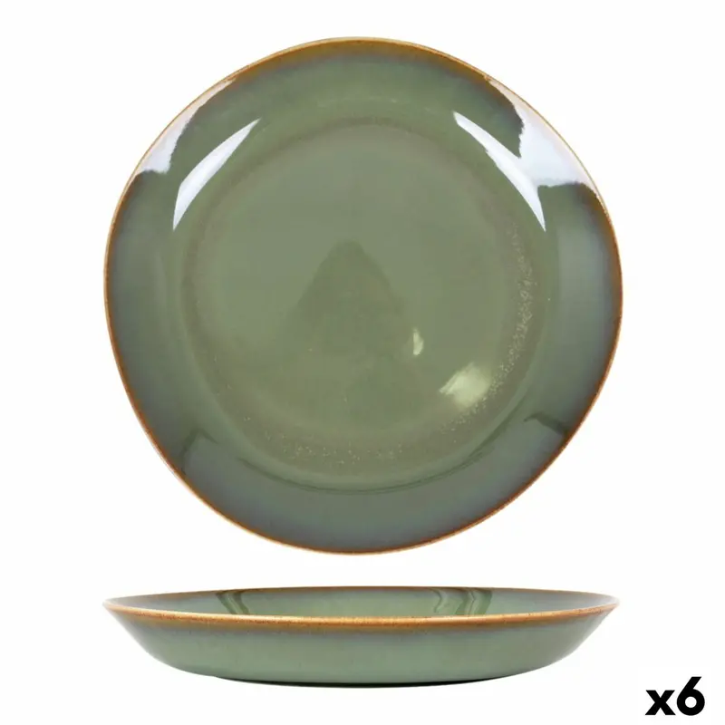 Deep Plate Duomo Green Ø 23 Cm (6 Units) 1