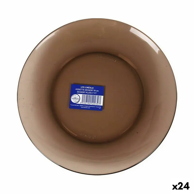 Dessert Dish Duralex Lys Ø 19 X 1,8 Cm (24 Units) 1