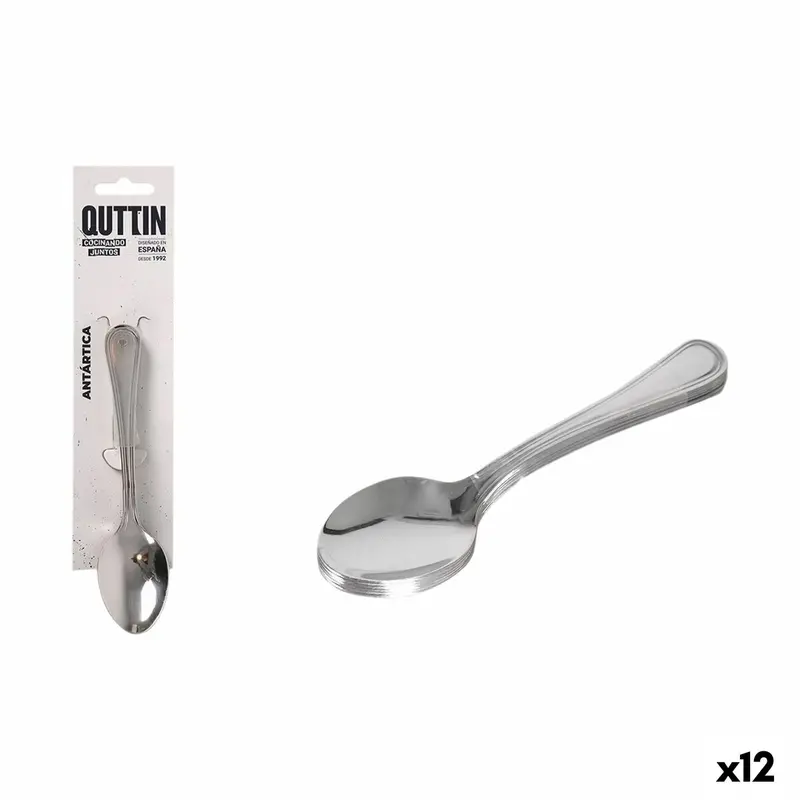 Dessert Spoon Quttin Antartica 1,5 Mm 6 Pieces (12 Units) 1