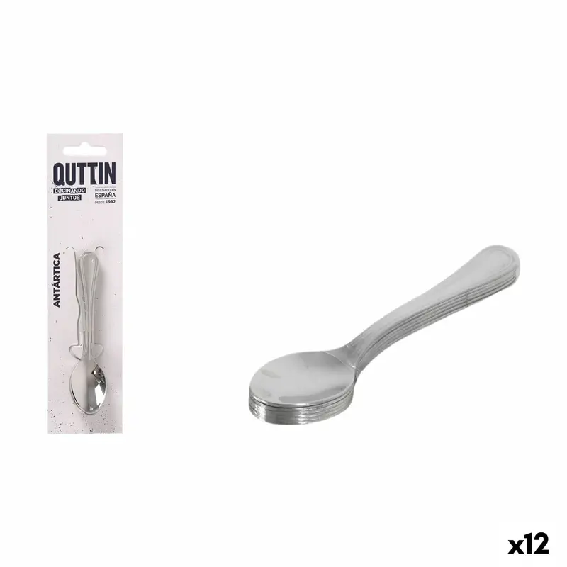 Dessert Spoon Quttin Antartica 6 Pieces (12 Units) 1