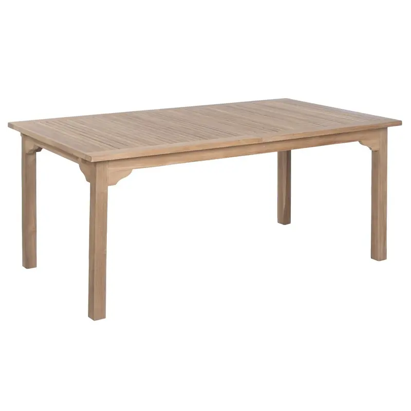 Dining Table Home Esprit Brown Teak 180 X 100 X 75 Cm 1