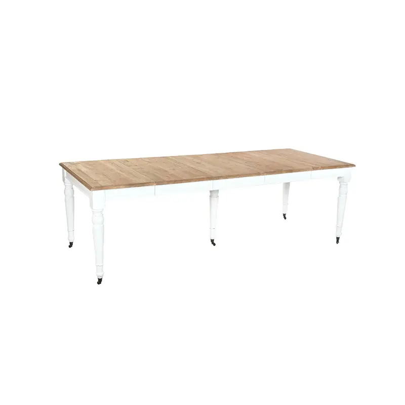 Dining Table Home Esprit White Fir 100 X 100 X 78 Cm 1
