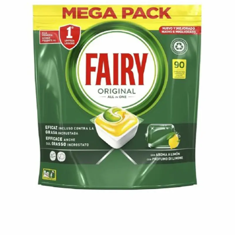 Dishwasher Lozenges Fairy Original 90 Capsules 1