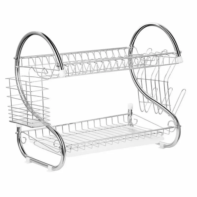 Draining Rack For Kitchen Sink Feel Maestro Mr-1025-38  38 X 24 X 39 Cm Silver 1