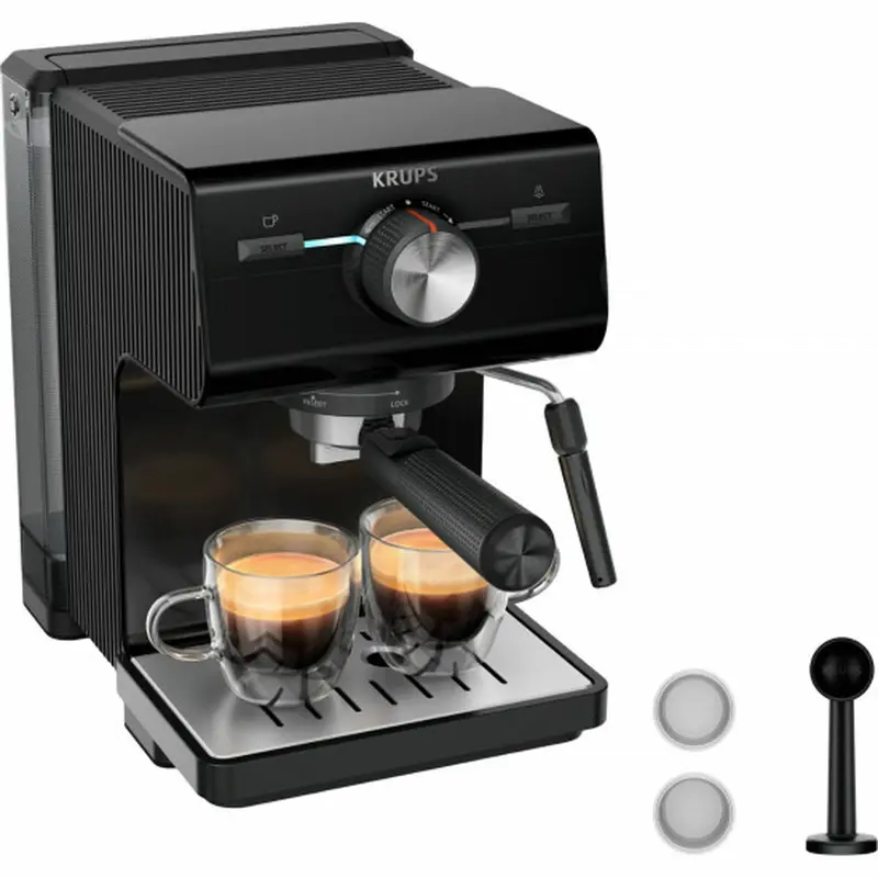 Express Manual Coffee Machine Krups Authentic Xp381810 Black 1100 W 1