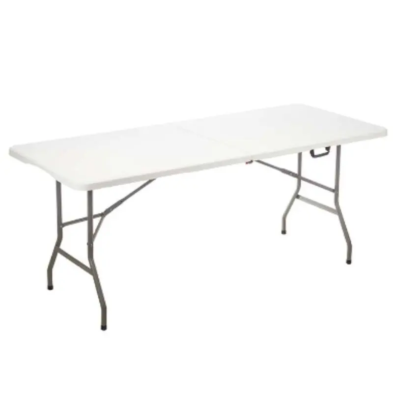 Folding Table Ibergarden White Grey 180 X 70 X 174 Cm 1