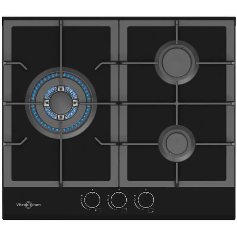 Gas Hob Vitrokitchen Cg630nn 58 Cm 1