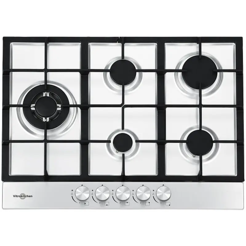 Gas Hob Vitrokitchen En73ib 68 Cm 1