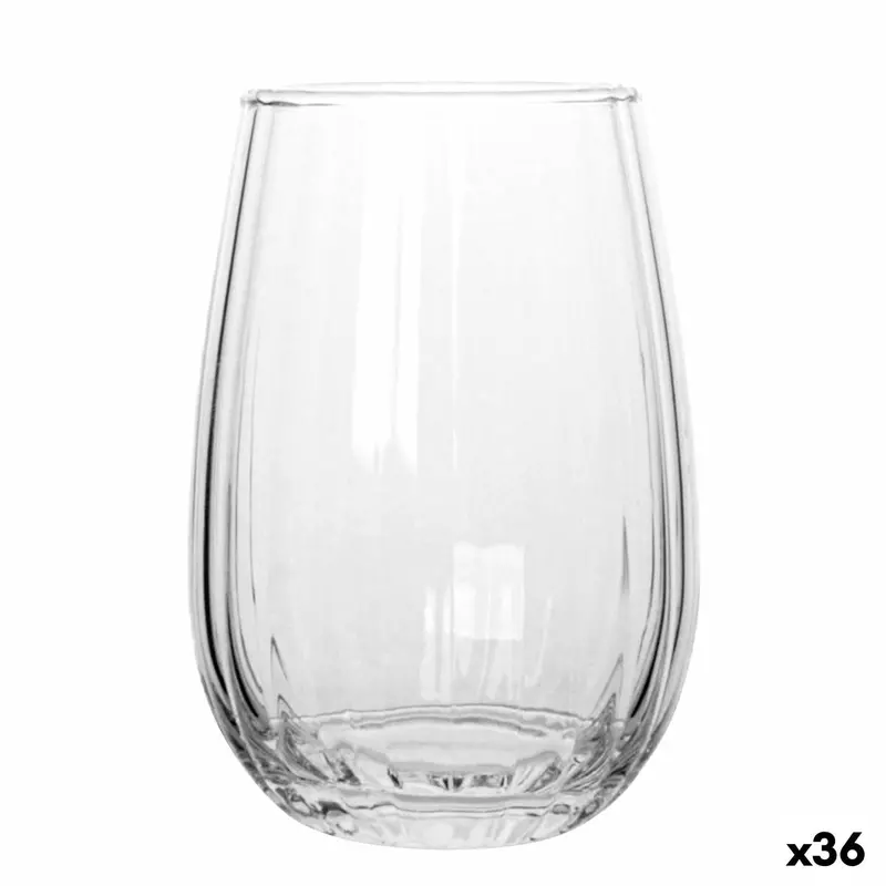 Glass For Water La Mediterránea Nalon Optic (36 Units) 1