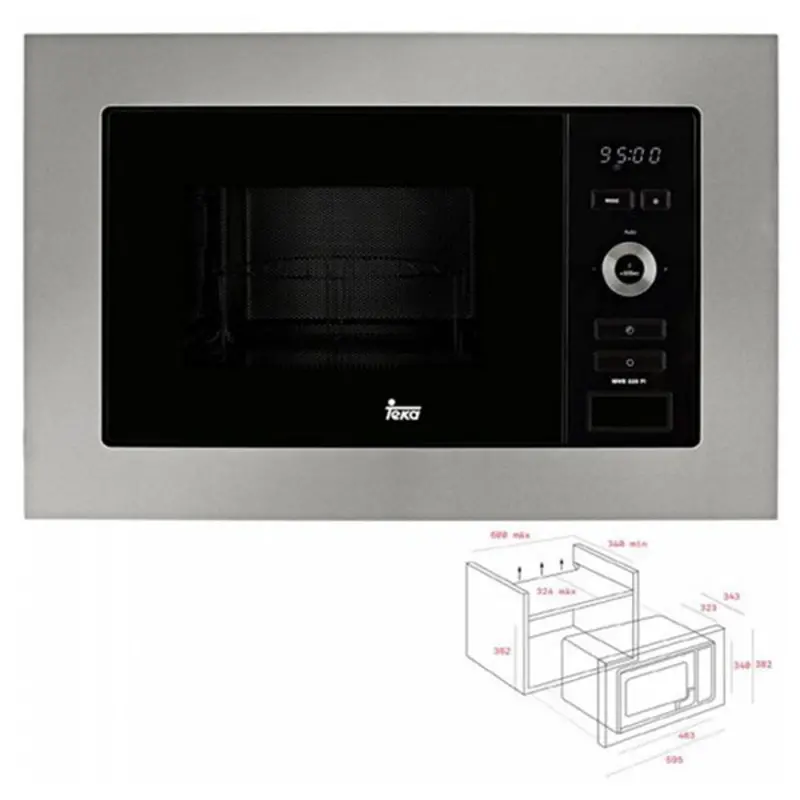Grill Teka Mwe225fi    20L 20 L 800W Steel 800 W 20 L 1