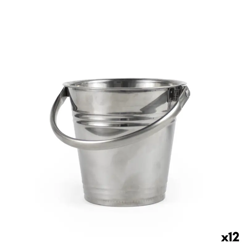 Ice Bucket My Bar Steel 1 L 12,8 X 12,4 Cm (12 Units) 1