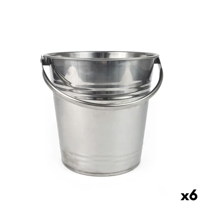 Ice Bucket My Bar Steel 4 L 20 X 20 Cm (6 Units) 1