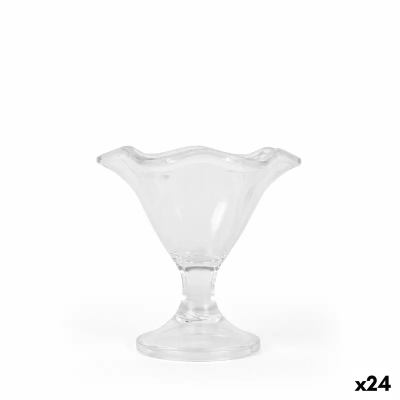 Ice Cream And Milk Shake Glass La Mediterránea (24 Units) 1