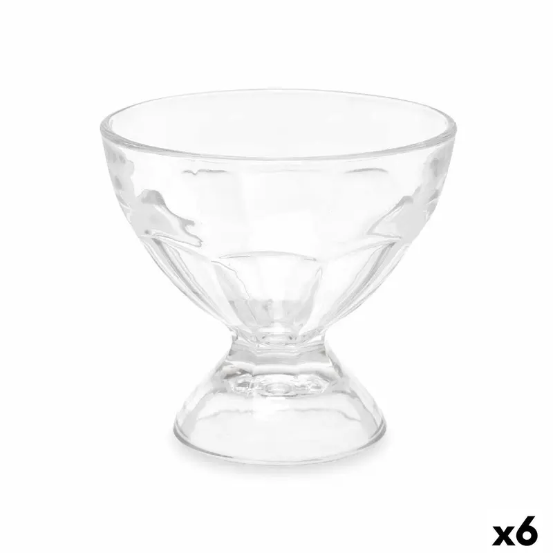 Ice Cream And Milk Shake Glass Vivalto Transparent Glass 280 Ml (6 Units) 1