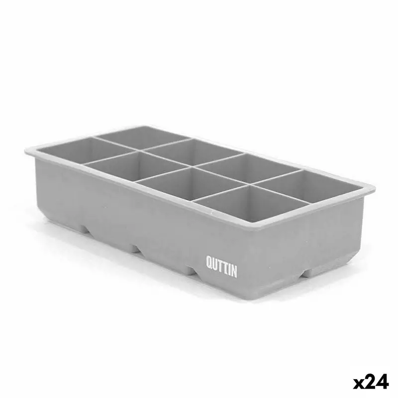 Ice Cube Mould Quttin Silicone 21,3 X 11,3 X 5 Cm (24 Units) 1