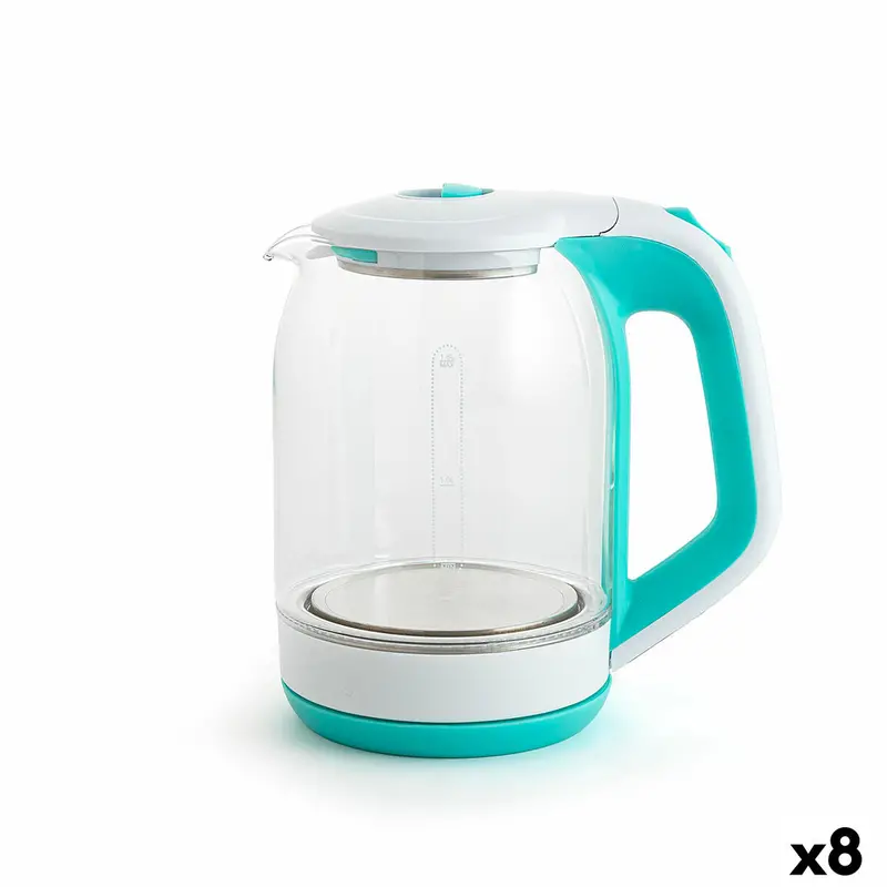 Kettle Dcook Gallery White Glass 1500 W 1,8 L (8 Units) 1