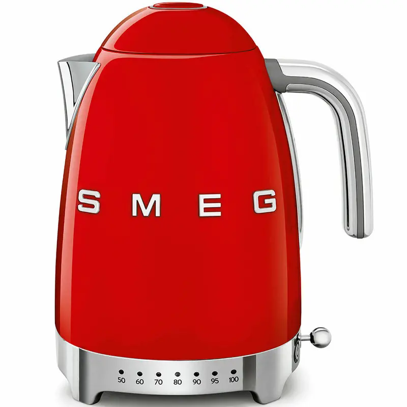 Kettle Smeg Klf04rdeu Red Stainless Steel Plastic 2400 W 1,7 L 1
