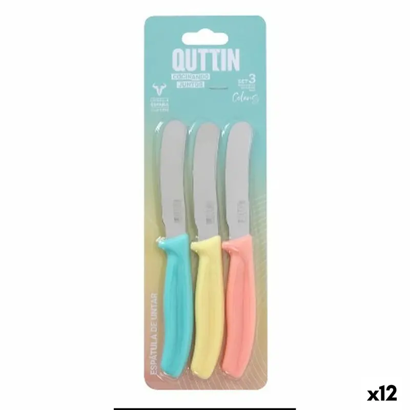 Kitchen Knife Quttin Basic 20 Cm 0,8 Mm 3 Pieces (12 Units) 1