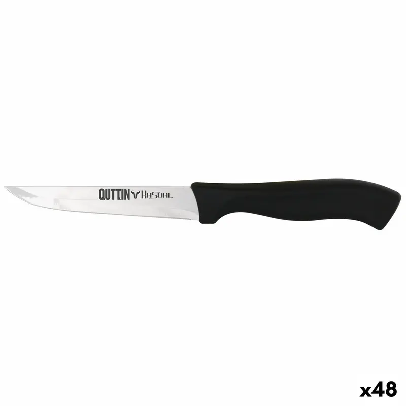 Kitchen Knife Quttin Kasual Black Silver 22 X 2 X 1,5 Cm Multi-Use (48 Units) 1